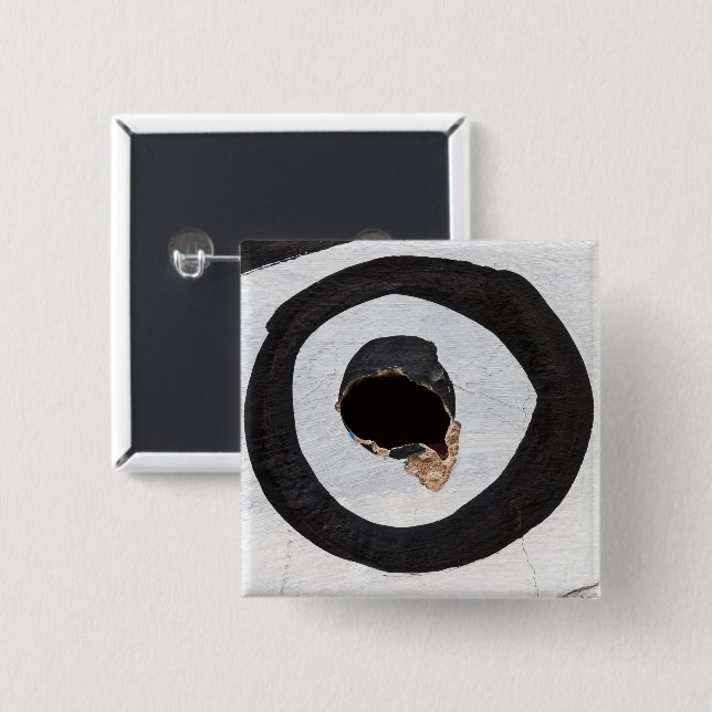 Ziel tränenförmig eingerissen button (Vorne & Hinten)