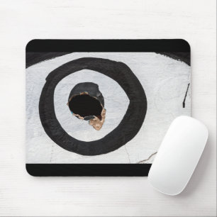 Ziel tränenförmig eingerissen mousepad