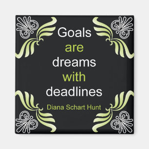 Ziel-Zitat-Magnet Magnet