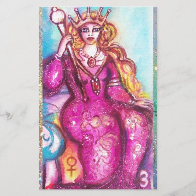 ZIELE DER VERLORENEN SCHATTEN / DER EMPRESS BRIEFPAPIER (Vorderseite)