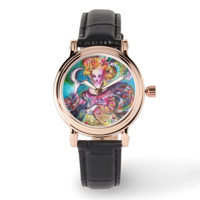 ZIELE DER VERLORENEN SCHATTEN / DER MONDLADY ARMBANDUHR (Vorderseite)