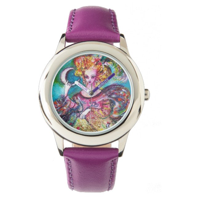 ZIELE DER VERLORENEN SCHATTEN / DER MONDLADY ARMBANDUHR (Vorderseite)