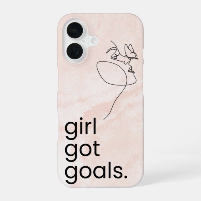 Ziele im Fall Glam iPhone 16 Hülle (Rückseite)