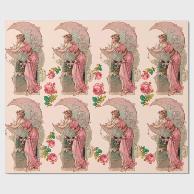 ZIELE/MUNDLADY, BLUME UND ROSEN GESCHENKPAPIER (Flach)