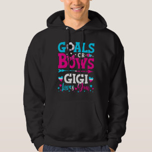 Ziele oder Bogen Gigi Lieben Sie Geschlecht zeigen Hoodie