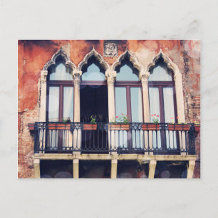 Ziele   Rustikaler venezianischer Bau Postkarte