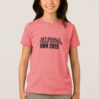 Ziele setzen. Notizen machen. 2025 T-Shirt