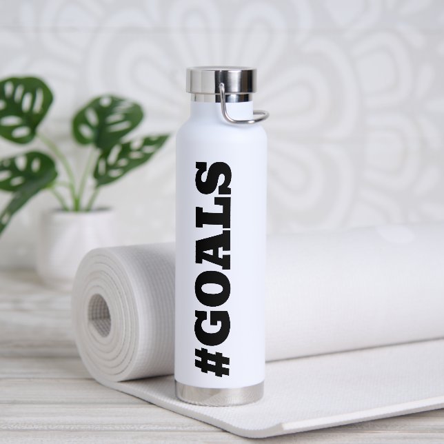 #Ziele Trinkflasche (Yoga)
