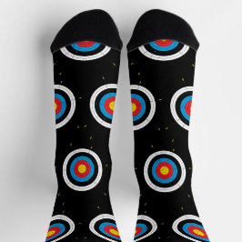 Ziele und Pfeile für Bogenschießen von Hintern Socken