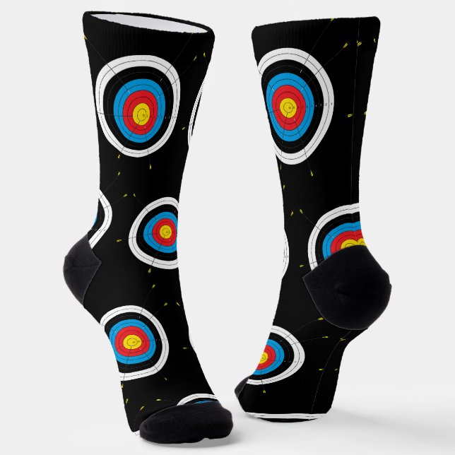 Ziele und Pfeile für Bogenschießen von Hintern Socken (Gewinkelt)