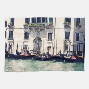Ziele Venedig Ufer Fotografie Geschirrtuch