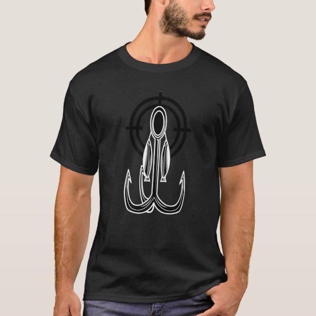 Zielfischerei und Jagd T-Shirt (Vorderseite)