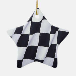 Zielflagge Keramik Ornament