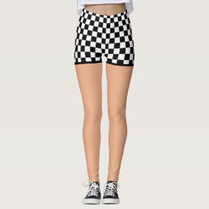 Zielflagge-Kurzschlüsse - Licht Leggings