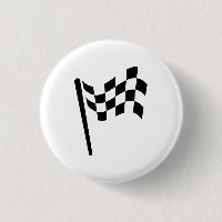 Zielflagge-Piktogramm-Knopf