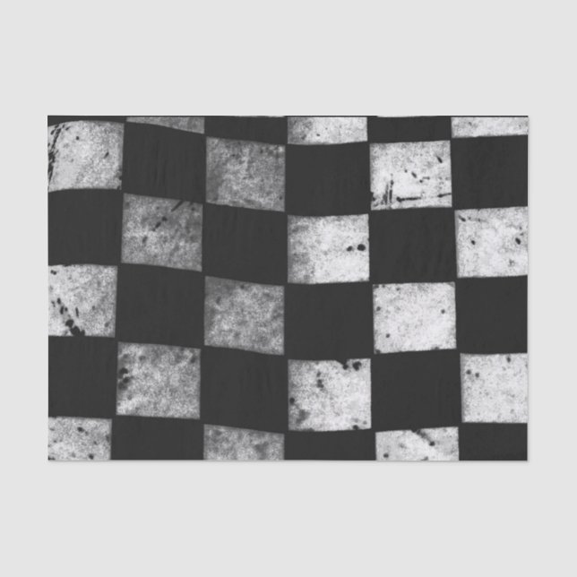 Zielflagge-Seidenpapier Seidenpapier (Vorderseite)