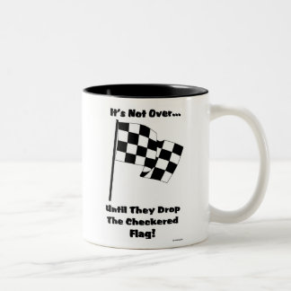 Zielflagge Zweifarbige Tasse