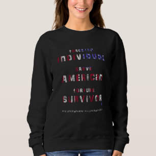 Zielgruppen Einzelpersonen, Menschenhandel, Bewuss Sweatshirt