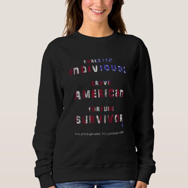 Zielgruppen Einzelpersonen, Menschenhandel, Bewuss Sweatshirt (Vorderseite)