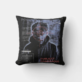 Zielorientiert - Design von Techno-Brutalist Stree Kissen