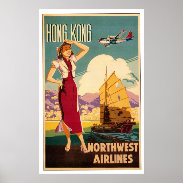 Zielort: Poster von Hongkong (Vorne)