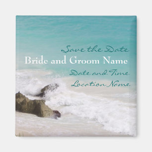 Zielort Save the Date Magnet