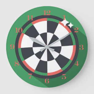 Zielplatine mit großer Uhr