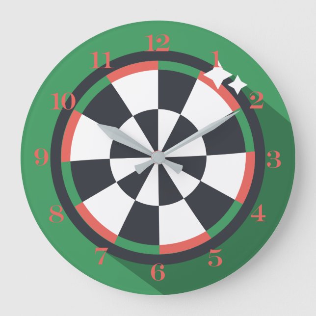 Zielplatine mit großer Uhr (Vorderseite)
