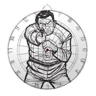 Zielpraxis Dartscheibe