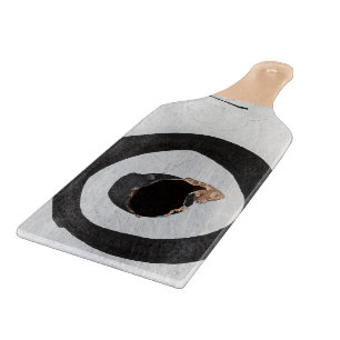 Zielreißen auf der Schneideplatte Schneidebrett