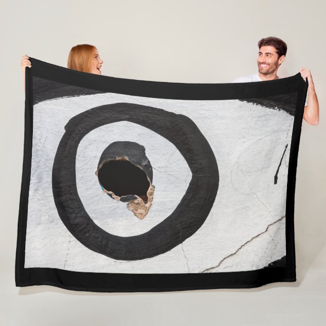 Zieltränen aus Fleecedecke (Beispiel)