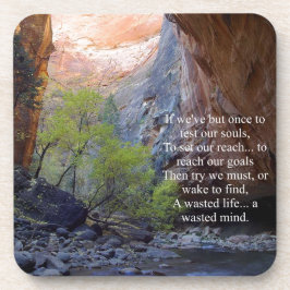 Zielvorgaben Inspiration Getränkeuntersetzer