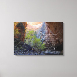 Zielvorgaben Inspiration Leinwanddruck