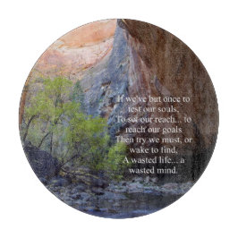 Zielvorgaben Inspiration Schneidebrett