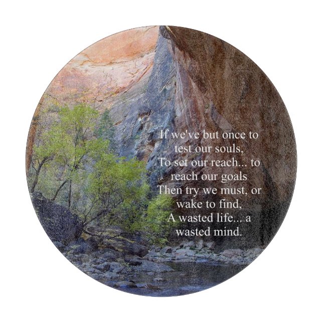 Zielvorgaben Inspiration Schneidebrett (Vorderseite)