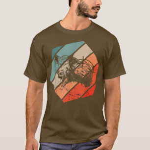 Zielwild Boar Retro Vintage Wildschweine Jagd W T-Shirt