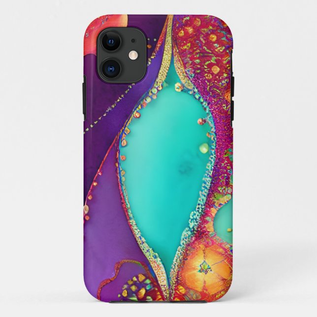 Ziemlich abstrakte strandartige Kunst Case-Mate iPhone Hülle (Rückseite)