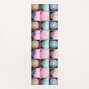 Ziemlich buntes Zen-Mandala Yogamatte