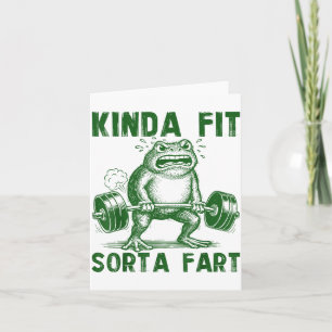 Ziemlich Fit Einigermaßen Furz Lustiger Frosch Fur Karte