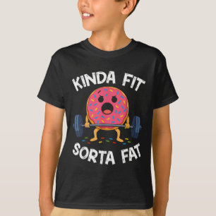 Ziemlich Fit, Irgendwie Fett - Lustige Gym Donut G T-Shirt