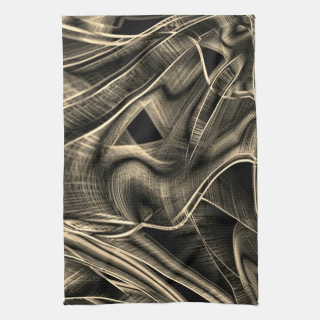 Ziemlich gekrönt aussehend wie gebrannter Kiefer m Geschirrtuch (Vertikal)