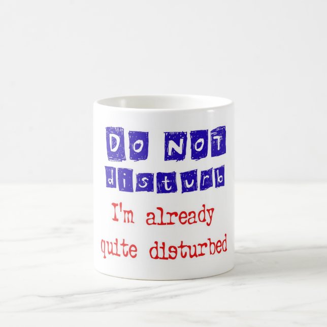 ziemlich gestört kaffeetasse (Mittel)