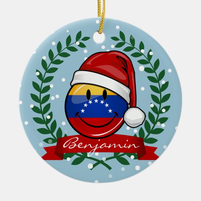 Ziemlich lächelndes venezolanisches keramikornament (Vorne)