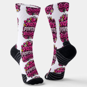 Ziemlich Mächtiges Unerbittliches Rosa Fitnessstud Socken