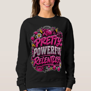 Ziemlich Mächtiges Unerbittliches Rosa Fitnessstud Sweatshirt