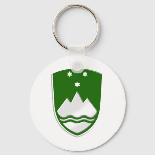 Ziemlich stilvolles neues Slovenija grünes Schlüsselanhänger