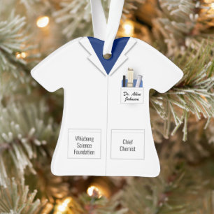 Zierarbeit für Wissenschaftler Ornament