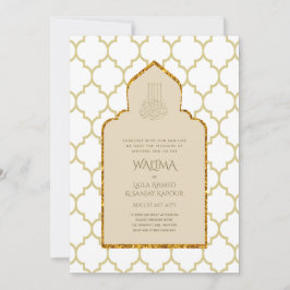 Zierbilingual WALIMA Nikah Muslime Hochzeit Einladung