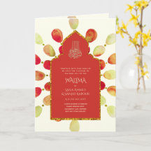 Zierbilingual WALIMA Nikah Muslime Hochzeit