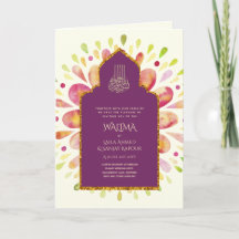 Zierbilingual WALIMA Nikah Muslime Hochzeit